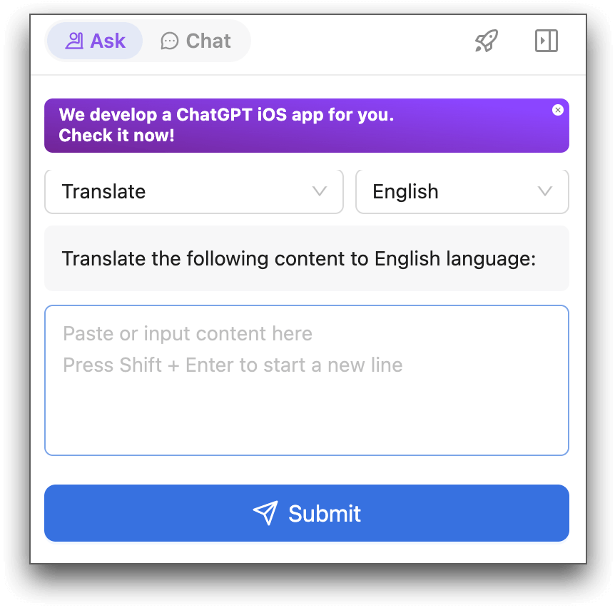 How can Chat GPT help with language translation?