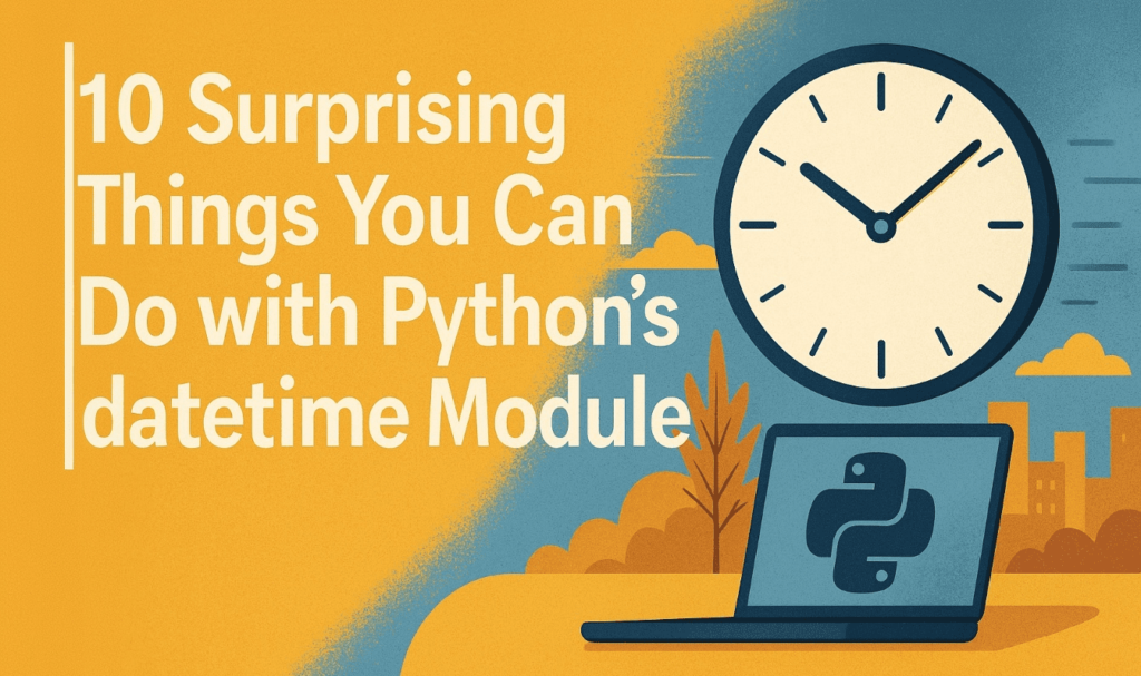 kdn 10 surprising things python datetime module