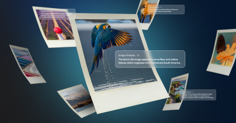 Exploring the context of online images with Backstory