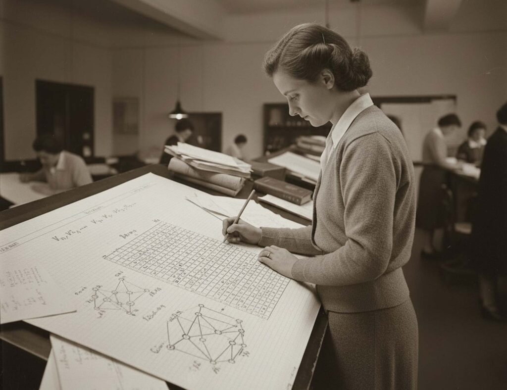 Woman Graph Adjacency Matrix WW2 v2