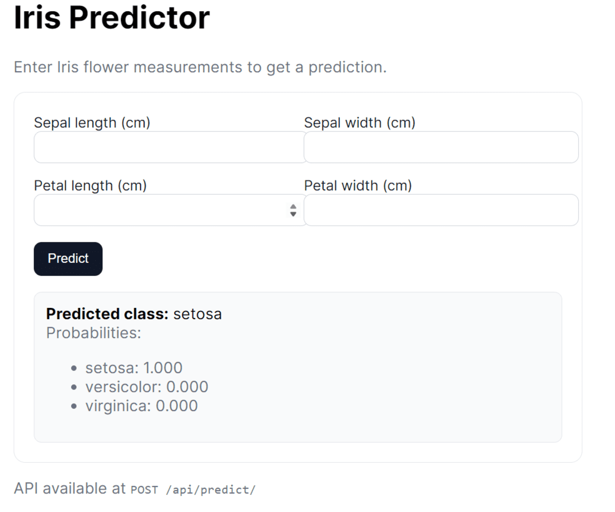 Building Machine Learning Application with Django