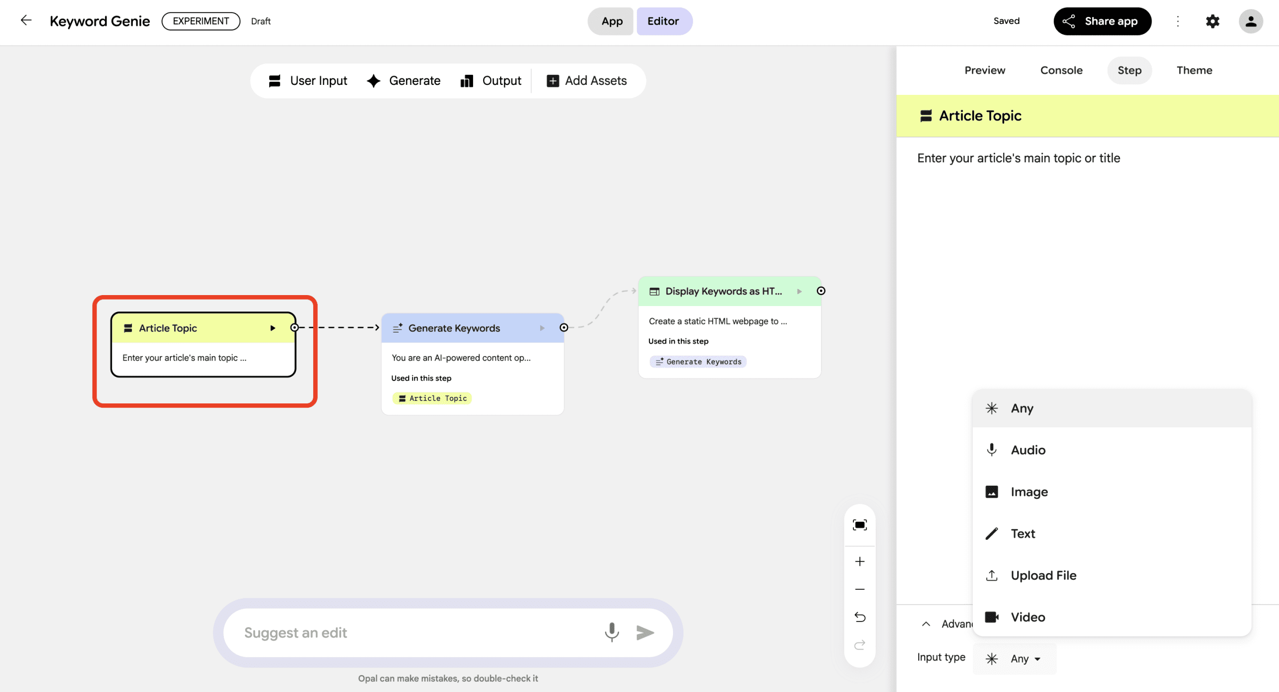 Building AI Automations with Google Opal 8 img 691935a85f77d