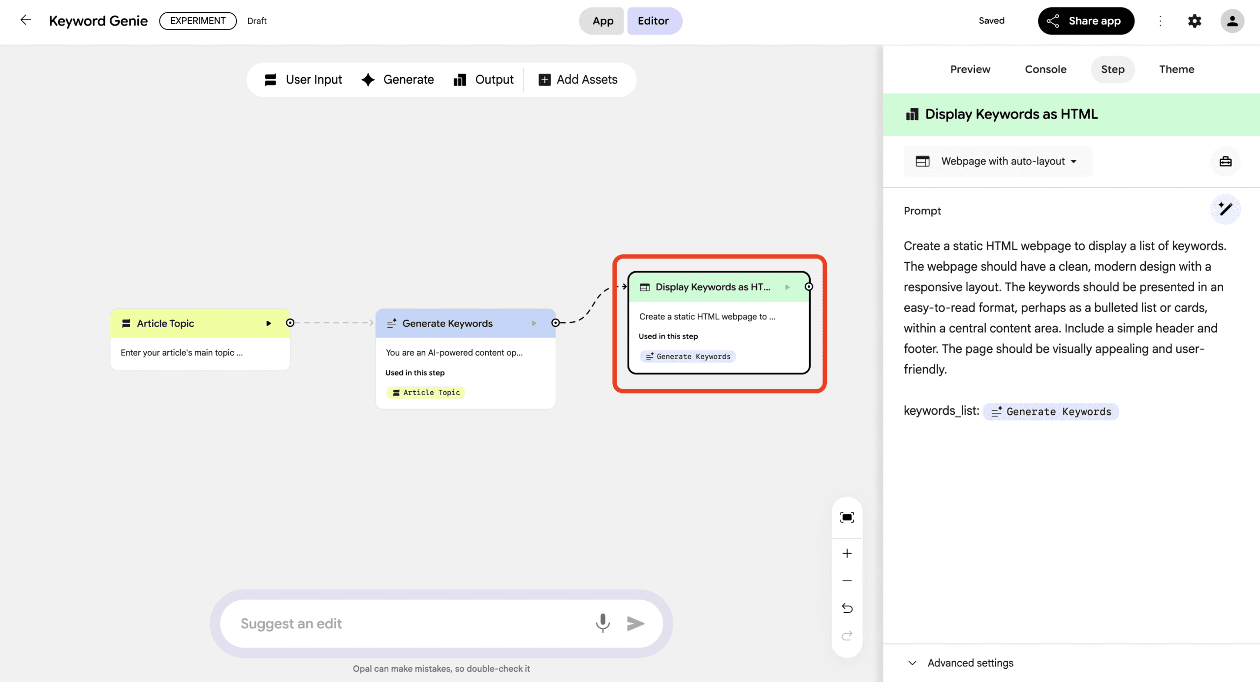 Building AI Automations with Google Opal 12 img 691935ae13265