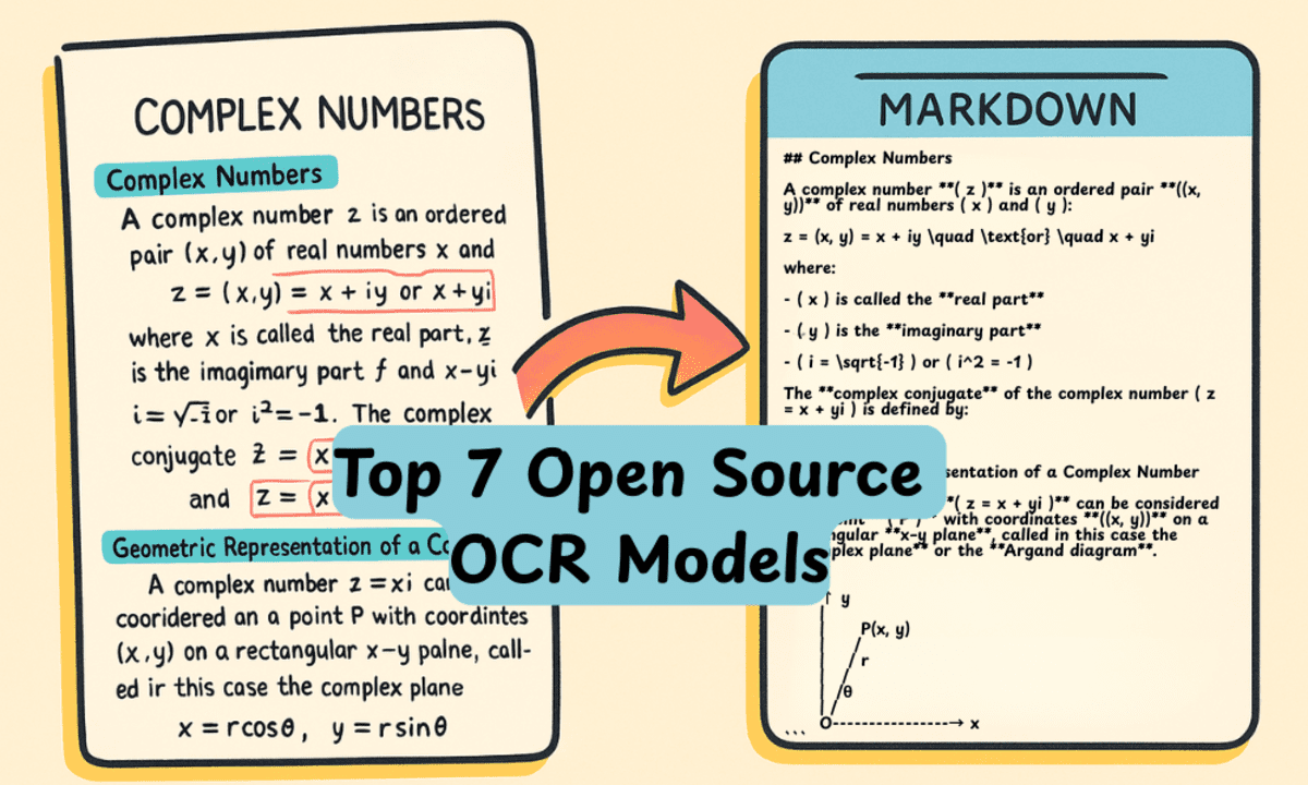 Top 7 Open Source OCR Models