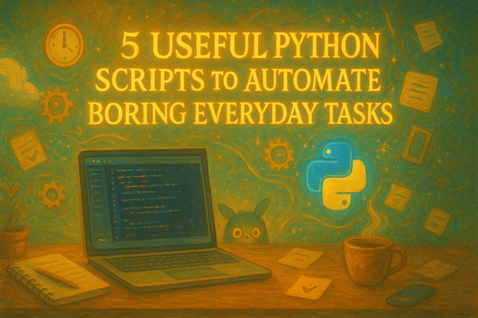 5 Useful Python Scripts To Automate Boring Everyday Tasks