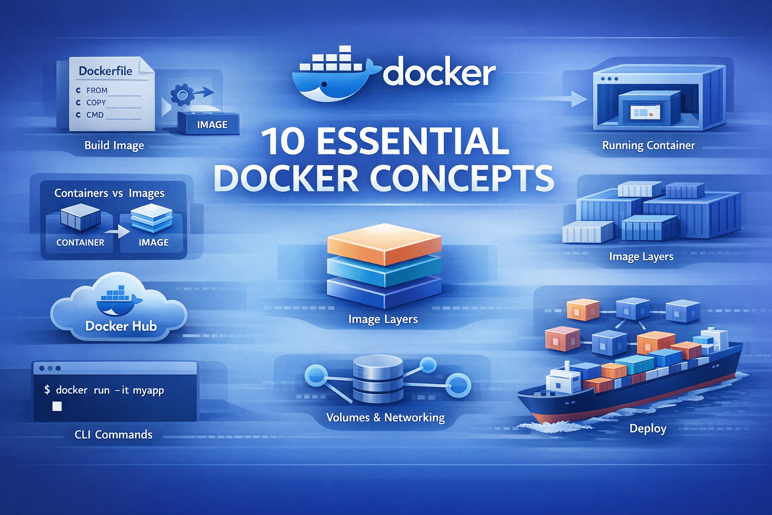 10 Essential Docker Concepts Explained in Under 10 Minutes