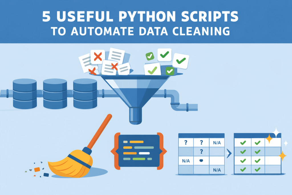 kdn 5 useful python scripts automate data cleaning