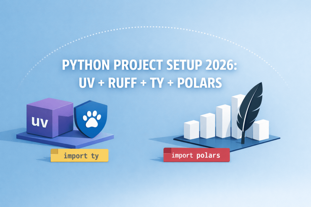 kdn mehreen python project setup 2026 uv ruff ty polars