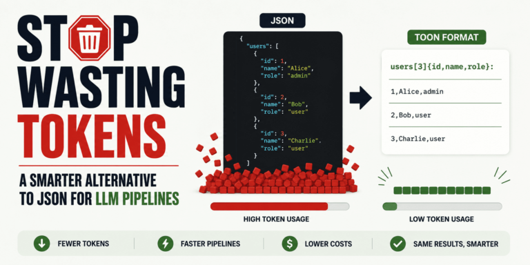 Stop Wasting Tokens: A Smarter Alternative to JSON for LLM Pipelines