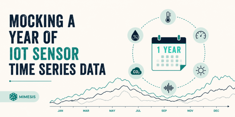 Mocking a Year of IoT Sensor Time Series Data with Mimesis