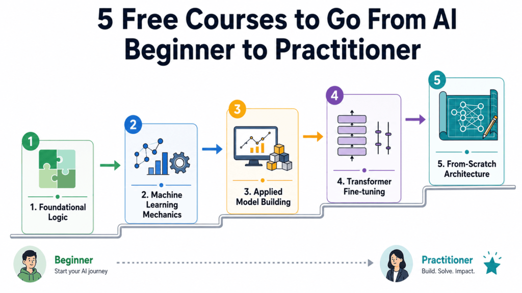 kdn chugani 5 free courses ai beginner practitioner feature