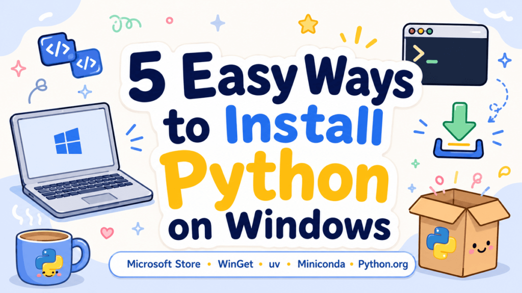 awan 5 easy ways install python windows 2