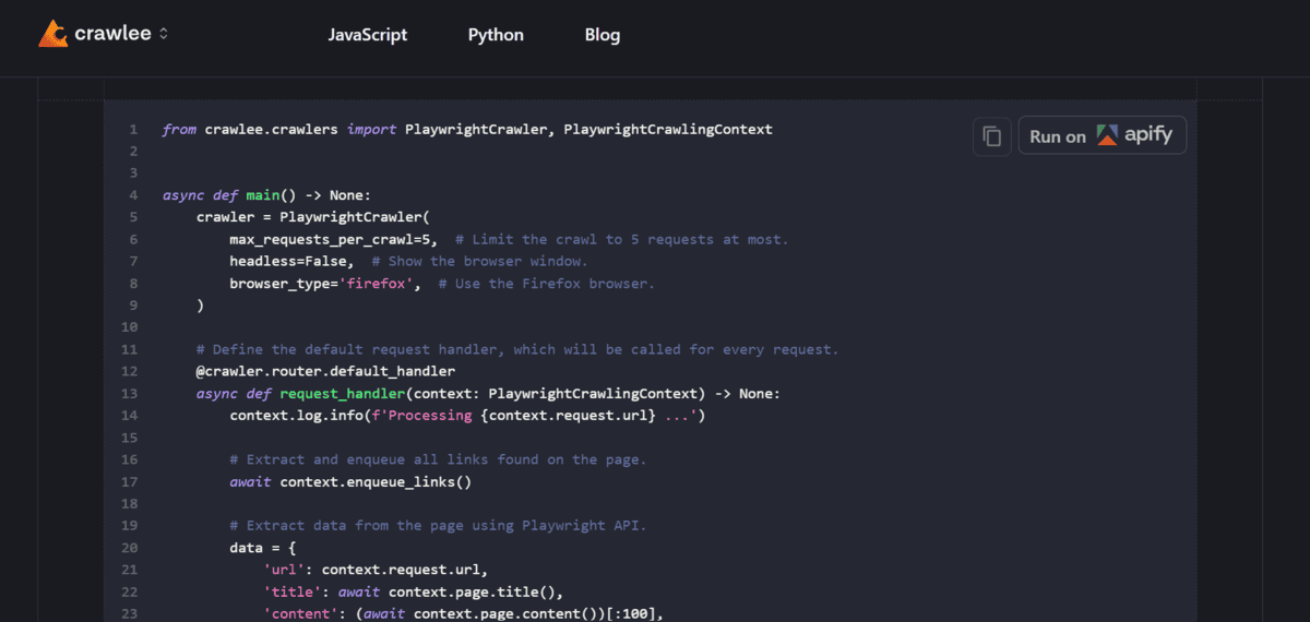 7 Best Web Crawling Tools and APIs in 2026 7 img 6a748bbddec8c