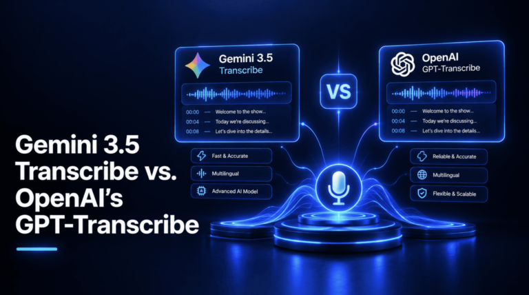 Gemini 3.5 Transcribe vs OpenAI’s GPT-Transcribe