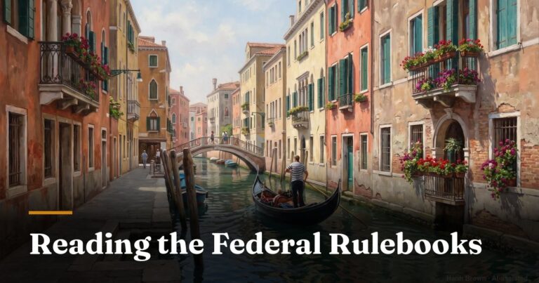 Reading the Federal Rulebooks · Hanh D. Brown