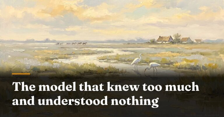 The model that knew too much and understood nothing · Hanh D. Brown