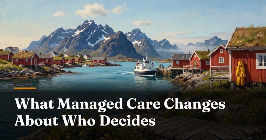 what managed care changes about who decides