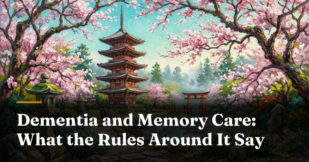 dementia memory care and the rules around it