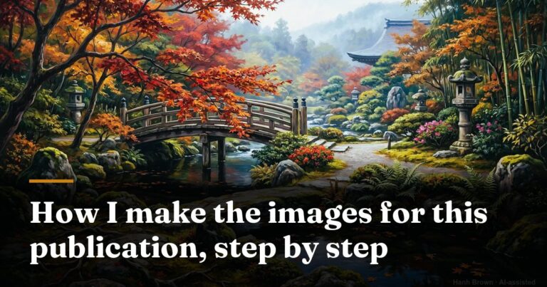 How I make the images for this publication, step by step