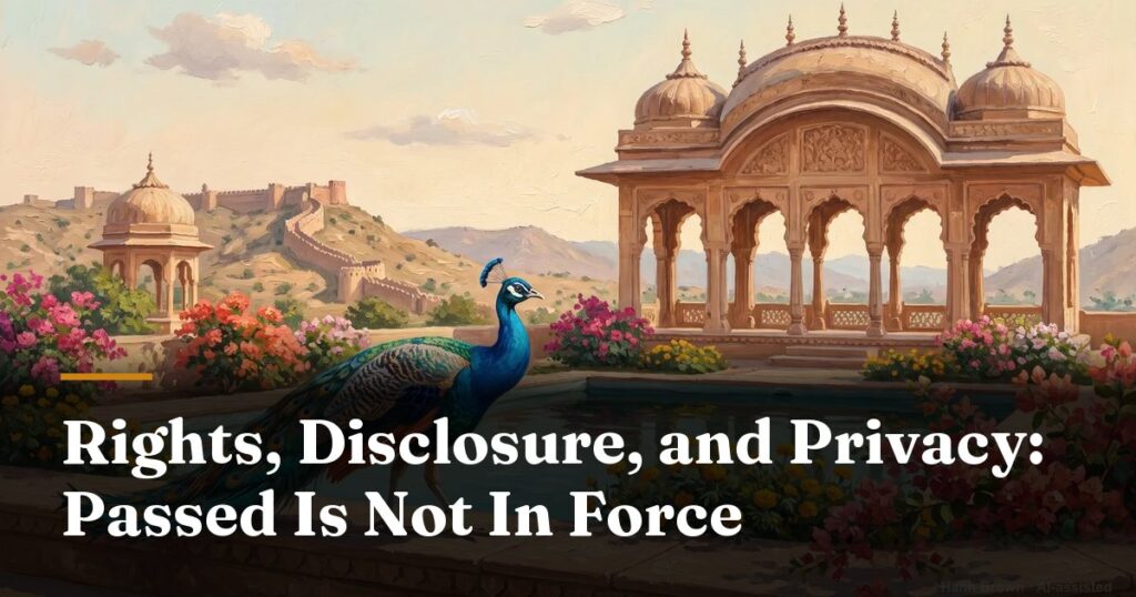 rights disclosure and privacy