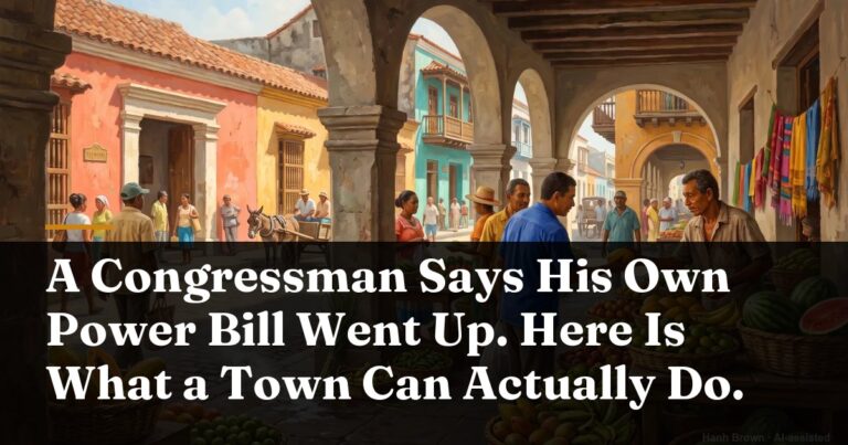 A Congressman Says His Own Power Bill Went Up